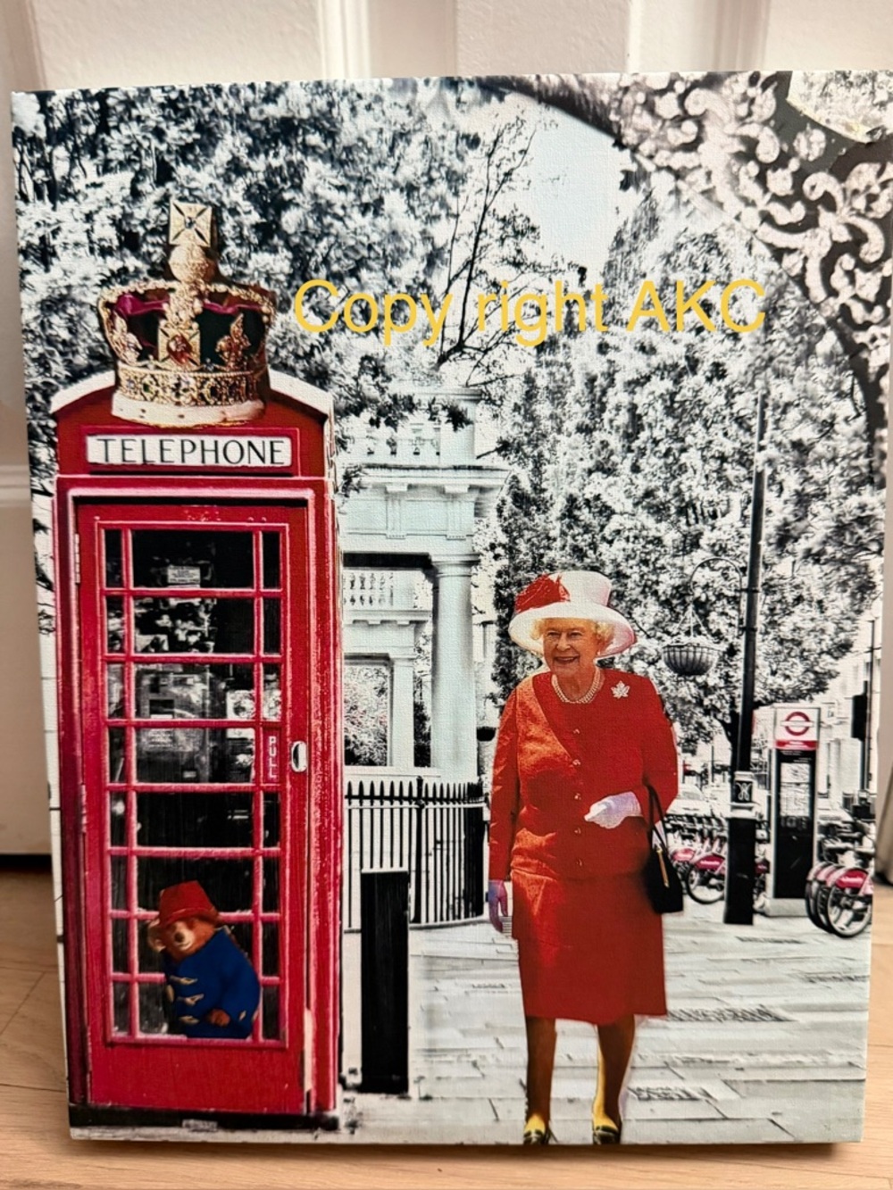 Signed 1st Edition Canvas Print #2/50 London Royal Street Scene 11x14